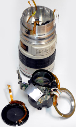 Ремонт объектива Canon 70-200 2.0 is